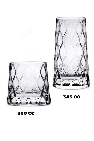 Paşabahçe 24 Piece Leafy Glass Set420194-420855