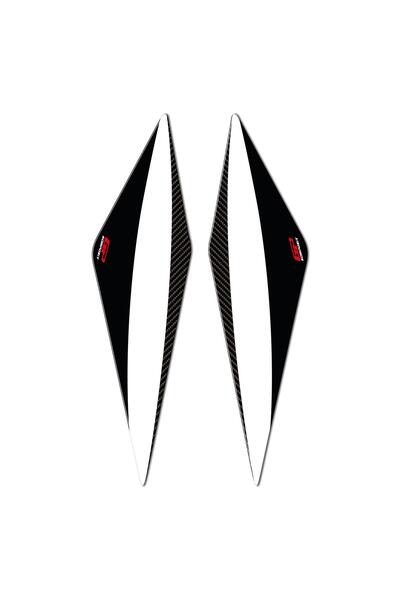 GP KOMPOZİT Honda PCX 125 / 150 2018-2020 Uyumlu Yan Pad Beyaz