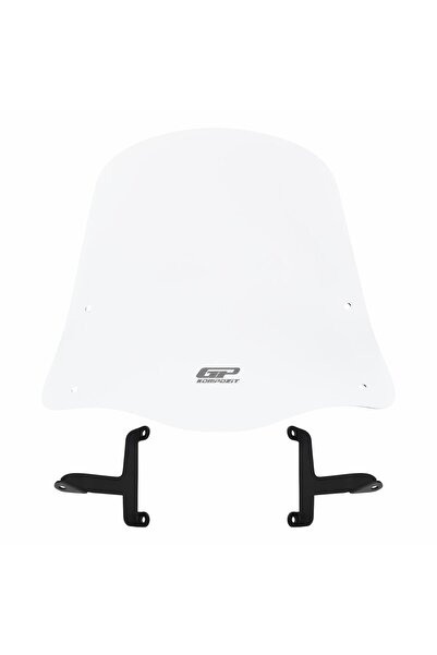 GP KOMPOZİT Scooter Universal 2020 Uyumlu Ön Cam Şeffaf 42 cm