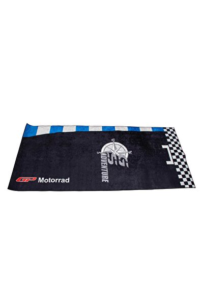 GP KOMPOZİT BMW GS ADV Universal Motosiklet Halısı Siyah-Mavi