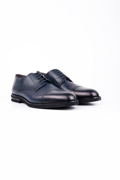 İmza Pantofi clasici cu șireturi antice, 100% piele, albastru închis 1033245151