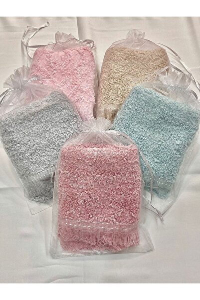 yörük tuhafiye Wedding Towel, (10 PCS) Mixed, Tulle Pouch (30X50CM TOWEL), Mawlid, Baby, Circumcision, Engagement Gift10