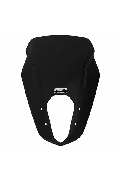 GP KOMPOZİT GP Kompozit Yamaha RayZR 2024 Uyumlu Kısa Spor Ön Cam Siyah 40 cm