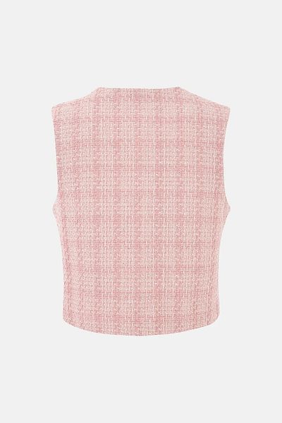 Hiccup Γιλέκο με κουμπιά Tweed