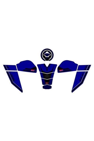 GP KOMPOZİT Yamaha MT-25 2020-2025 Uyumlu Tank Pad Seti Mavi