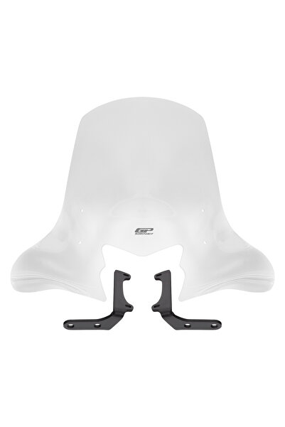 GP KOMPOZİT TVS Jupiter 110/125 2023-2024 Uyumlu Ön Cam Şeffaf 58 cm