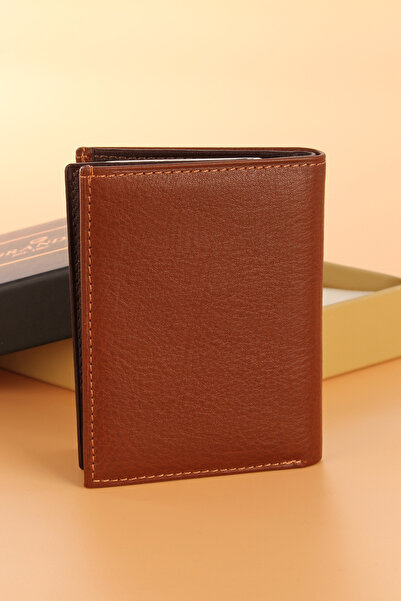 Grande 715 Модель Натуральна шкіра - Картковий гаманець TABA-KAHVE