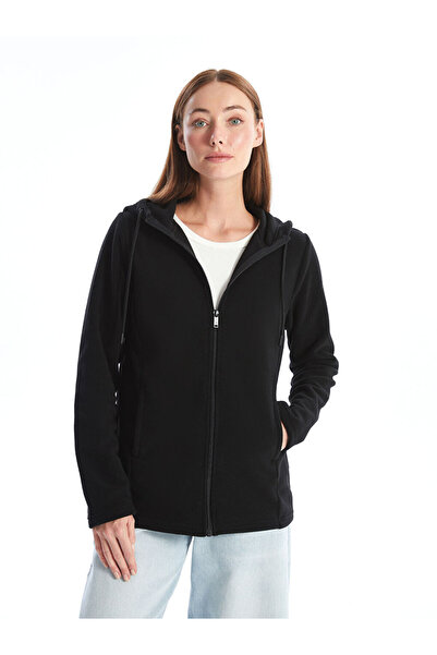 LC Waikiki Seasonal Deals from Rmz Clothing Black Ka Hooded Adın Outdoor Polar