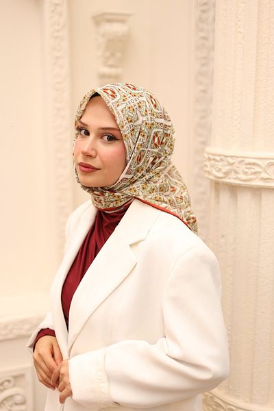 Silk Home Eșarfă din bumbac moale cu model Kilim