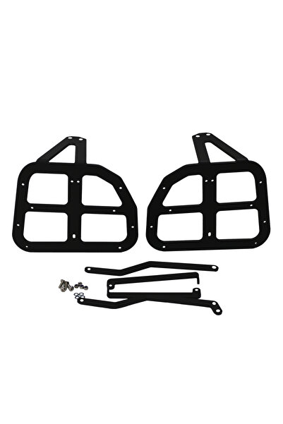 GP KOMPOZİT Bajaj Pulsar NS 200 2011-2023 Uyumlu Yan Çanta Demiri Siyah