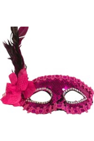 Astaş Maskeli Balo Maskesi Halloween Kostüm aksesuarı çiçek detaylı