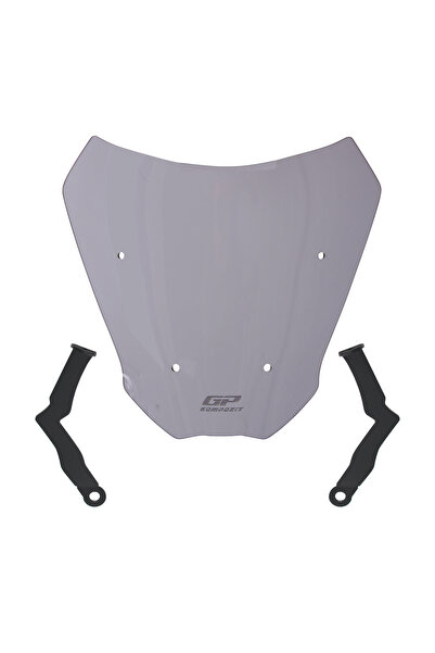 GP KOMPOZİT CF Moto 250 CL-X 2022-2024 Uyumlu Kısa Ön Cam Füme 27 cm
