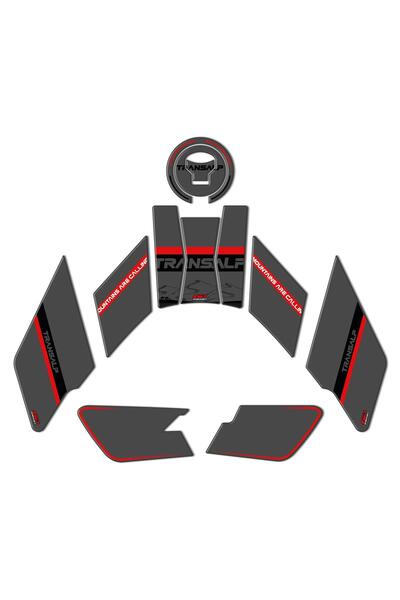 GP KOMPOZİT Honda XL750L Transalp 2023-2024 Uyumlu Tank Pad Gri