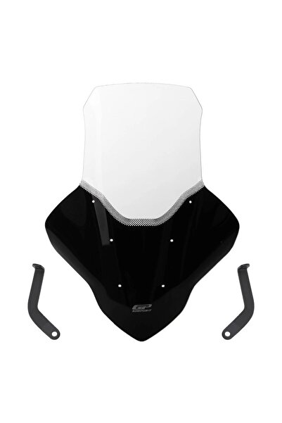 GP KOMPOZİT Yamaha NMAX 125 / 155 2021-2024 Uyumlu Elcikli Tur Camı Şeffaf 74 cm