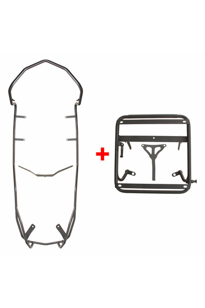 GP KOMPOZİT GP Kompozit TVS Jupiter 110/125 2023-2024 Uyumlu Motor Koruma Demiri ve Damperli Çanta Demiri Seti S