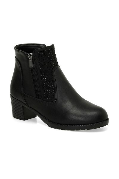 Polaris 686 Warm Lining Stone Detailed Heeled Women's Boots
