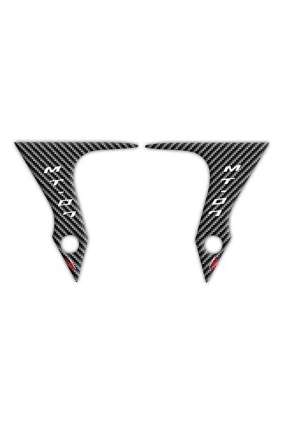 GP KOMPOZİT Gp Kompozit Yamaha Mt-07 2014-2017 Uyumlu Çamurluk Pad Seti Karbon
