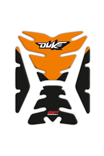 GP KOMPOZİT KTM Duke 250 2011-2023 Uyumlu Tank Pad Seti Turuncu