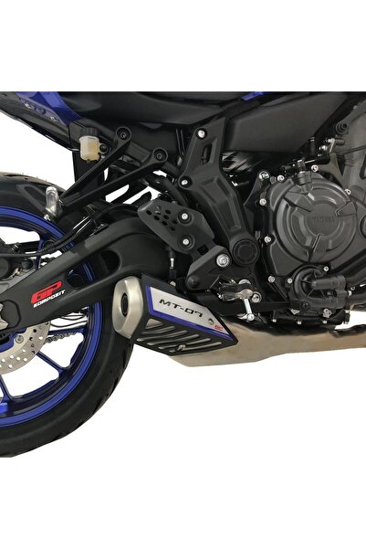GP KOMPOZİT Gp Kompozit Yamaha Mt-07 2014-2021 Uyumlu Egzoz Koruma Kapağı Siyah Siyah