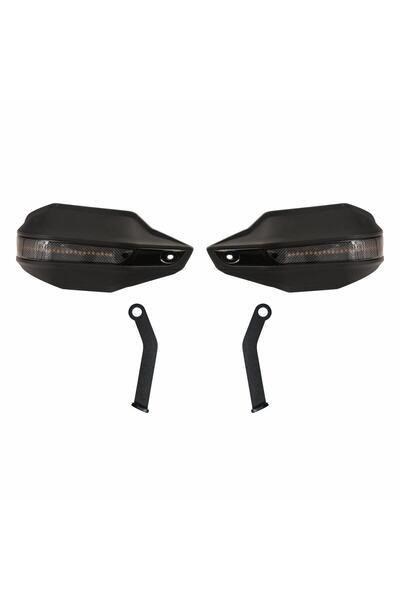 GP KOMPOZİT Bajaj Pulsar N 250 2022-2024 Uyumlu Led Sinyalli Elcik Koruma Siyah
