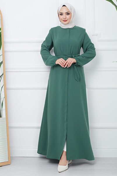 SENSTIL فتحة خضراء مخفية وحزام - SS2361