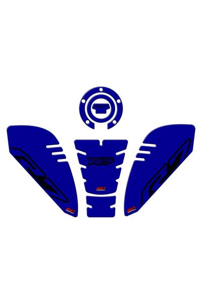 GP KOMPOZİT Yamaha R7 2021–2024 Uyumlu Tank Pad Seti Mavi