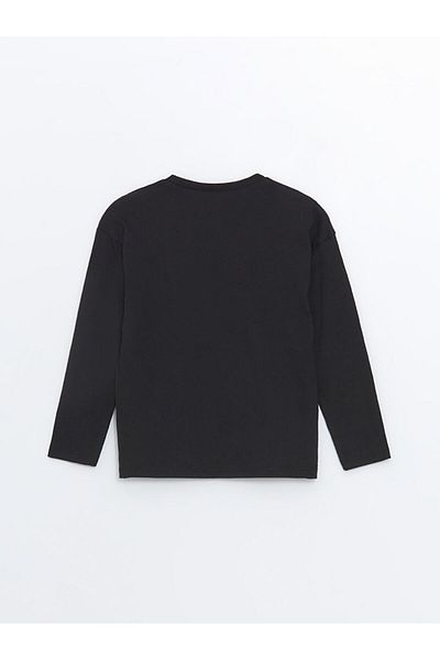 LC Waikiki Tricou cu mânecă lungă cu imprimeu pentru bebeluși