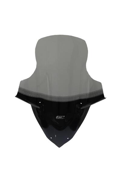 GP KOMPOZİT SYM Jet 14 2017-2024 Uyumlu Elcikli Baskılı Ön Cam Füme 79 cm