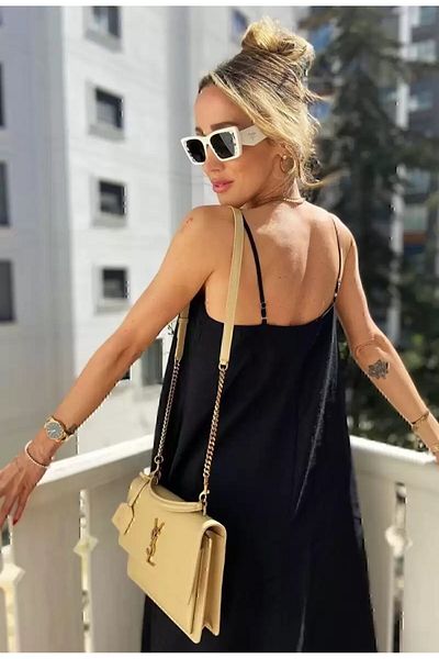 NİMSE LOVE Γυναικείο κομψό μίνι βραδινό φόρεμα με σχισμή