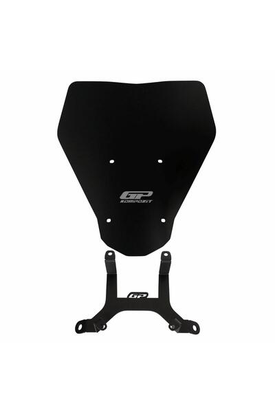 GP KOMPOZİT GP Kompozit KTM Duke 250 2024 Uyumlu Ön Cam Siyah 34 cm