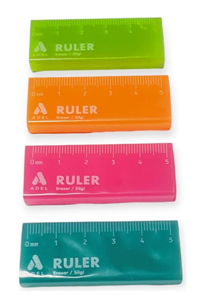 Adel Roller Ruler Eraser Colorful Eraser - 1 Piece