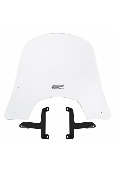 GP KOMPOZİT Scooter Universal Kısa Ön Cam Şeffaf 42 cm