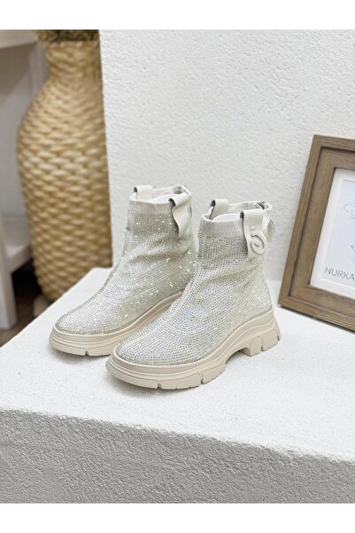 Guja 25K442 TAŞLI BOĞAZLI SNEAKER SPOR AYAKKABI KADIN