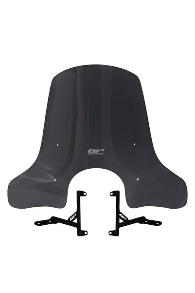 GP KOMPOZİT SYM Fiddle 2009-2023 Uyumlu Ön Cam Füme 55 cm