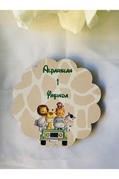 Magnet Ahşap Magnet Doğum Günü Hediyeliği (25 Adet)