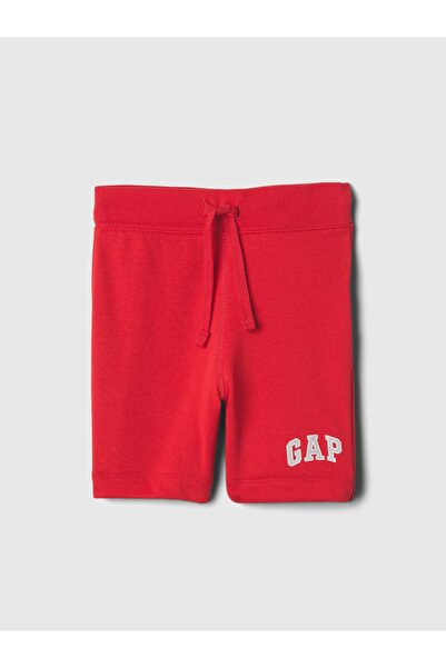 GAP Erkek Bebek Kırmızı Gap Logo Pull-On Şort