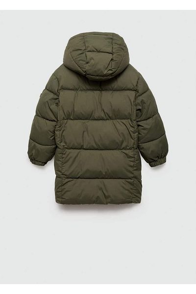 MANGO Kids Prešívaná dlhá bunda