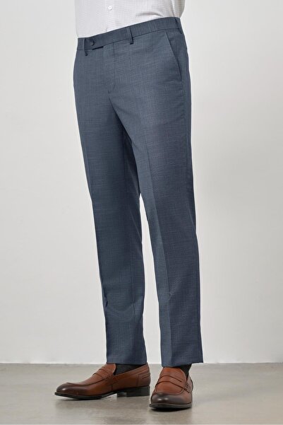 İmza Navy Blue Side Pocket Comfort Fit Classic Trousers 1003240166