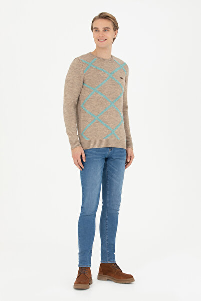 U.S. Polo Assn. Erkek Kum Melanj Kazak 50270961-VR123