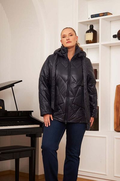 RMG Plus Size Hooded Quilted Puffer Jacket