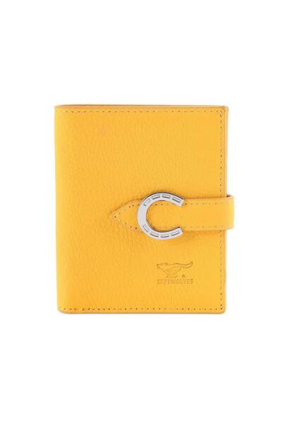 SEPTWOLVES Hakiki Deri Metal Detaylı Kadın Kartlık Ve Cüzdan