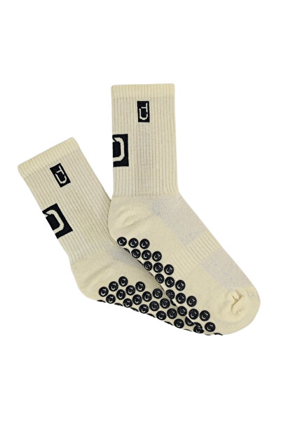 Shuttle Park Unisex ιβουάρ χρωματιστές αντιολισθητικές κάλτσες Αντιολισθητικές πετσέτες σιλικόνης σόλα Match Pro Athlete κάλτσες