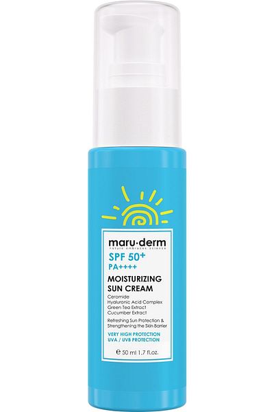 Maru.Derm Sunscreen |   New Formula 2025 |   Spf 50 Moisturizing Sun Cream 50 ml |   New Generation Korean Filters