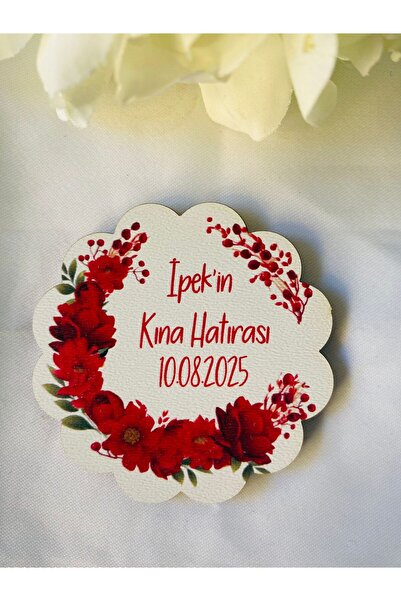 Magnet Söz , Nişan, Nikah Hatırası Ahşap Magnet 25 ADET