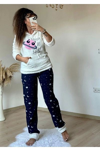 AZRA BUTİK Panda Plush Suit Set