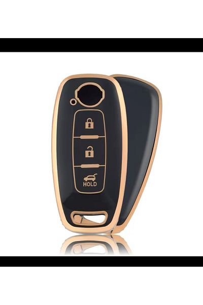 bigkey Nissan Qashqai X Trail Juke Key Case New Case Compatible 2023 and Above Black