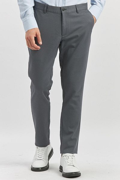 İmza Dark Anthracite Cotton Side Pocket Casual Slim Fit Chino Pants 1003240168