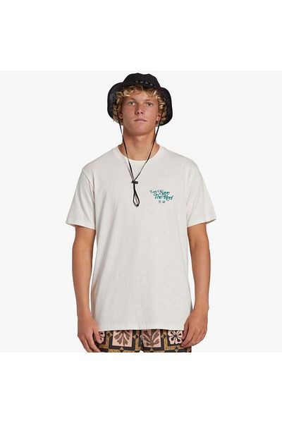 BİLLABONG Billabong Abyzt02335 Cglets - Ανδρικό λευκό μπλουζάκι, Savethe Reef SS