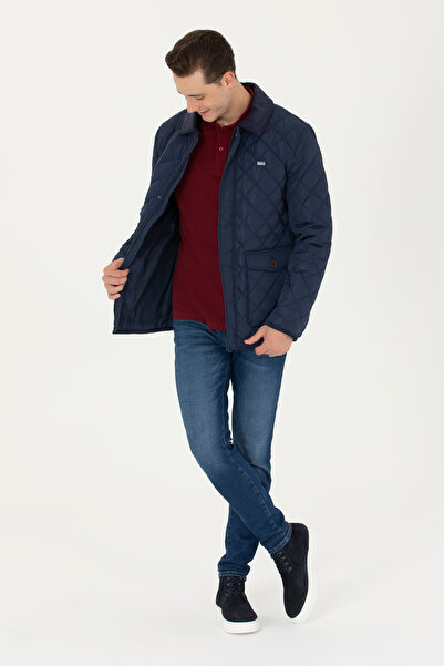 U.S. Polo Assn. Чоловічий синій пальто - 50271074-VR033 Модель