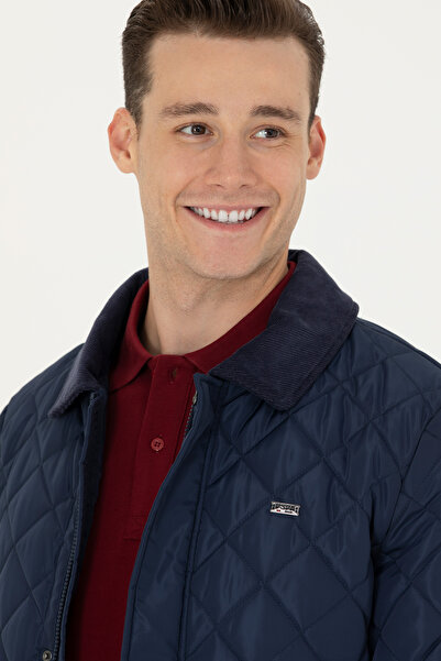 U.S. Polo Assn. Чоловічий синій пальто - 50271074-VR033 Модель